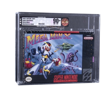 1998 SNES Super Nintendo (USA) "Mega Man X" Majesco Sealed Video Game - VGA NM+/MINT 90+